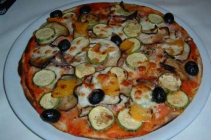 Azi pregatim ceva super usor si santos:  	 Pizza cu legume