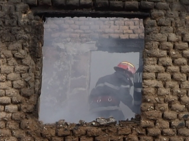 EXCLUSIV VIDEO Incendiu la Soceni