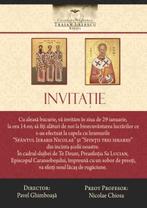invitatie capela
