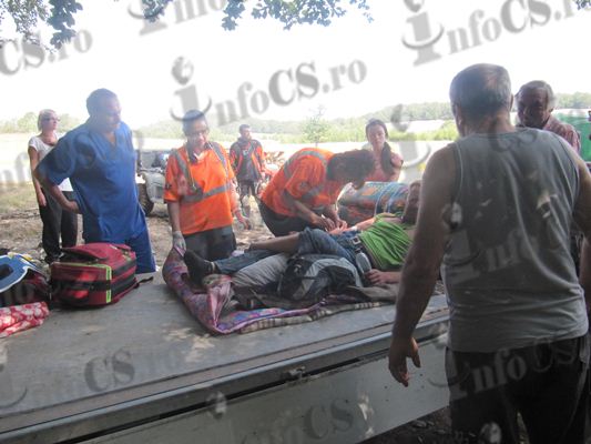 EXCLUSIV VIDEO Turist străin accidentat la Gărâna și adus de pe coclauri de Salvamont