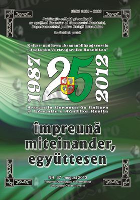„Împreună, miteinander, együttesen” nr. 37 – 2013