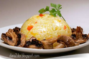 pilaf ciuperci
