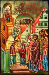 intrarea in biserica
