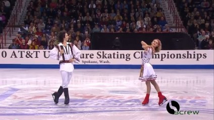 VIDEO Sunt români? Sunt canadieni ce dansează pe gheață un dans românesc