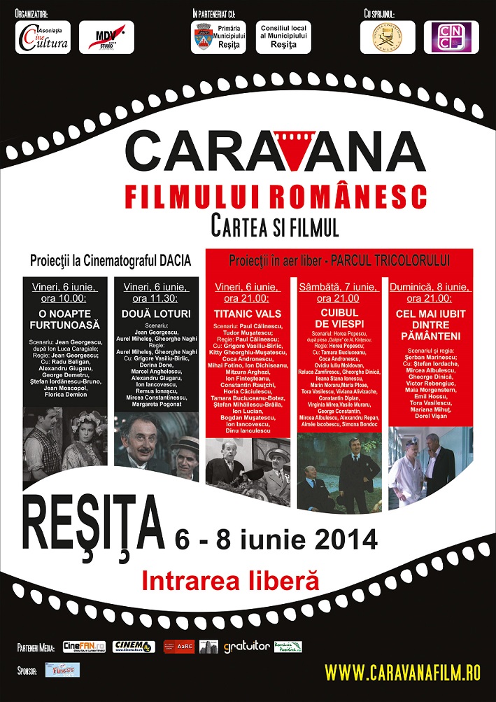 VIDEO Cultura se face și în parc – Caravana filmului românesc poposește la Reșița – proiecții de filme antologice in aer liber