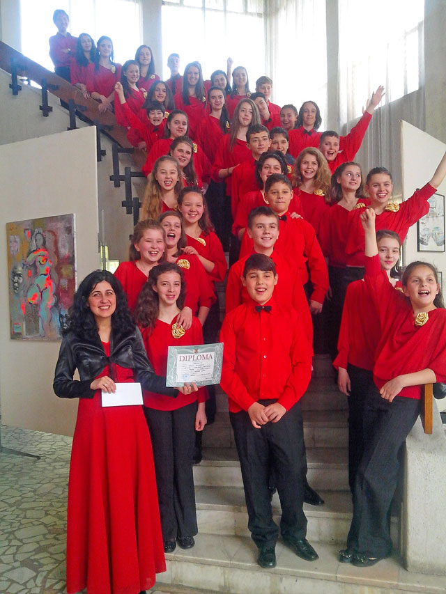 VIDEO Corul de copii Alegretto a concertat în Parlamentul European