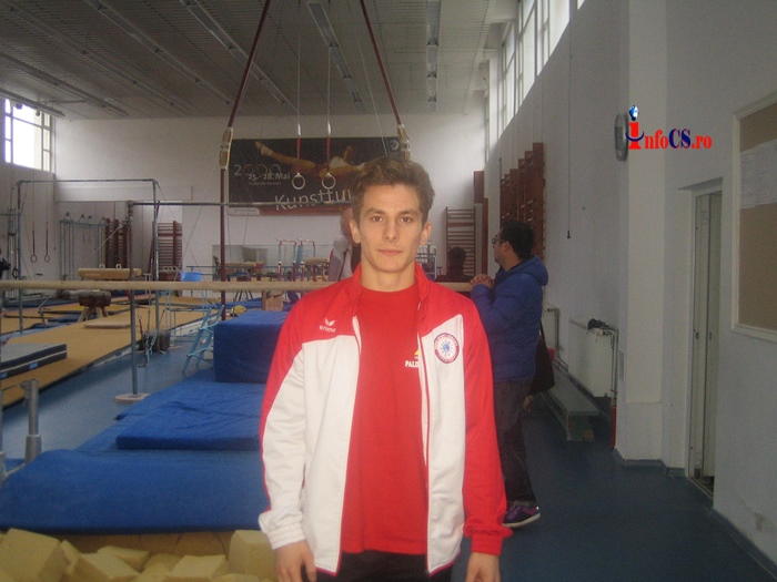 Gimnastul Robert Pașca singurul reșițean  care a ajuns de la un club școlar direct în lotul olimpic