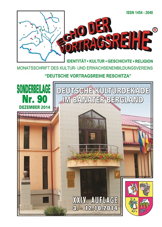 Echo der Vortragsreihe“, ediţia specială nr. 90 / 2014