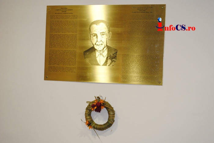 Placă comemorativă în cinstea lui Gheorhe Dulău, la Micheerchi- UNGARIA