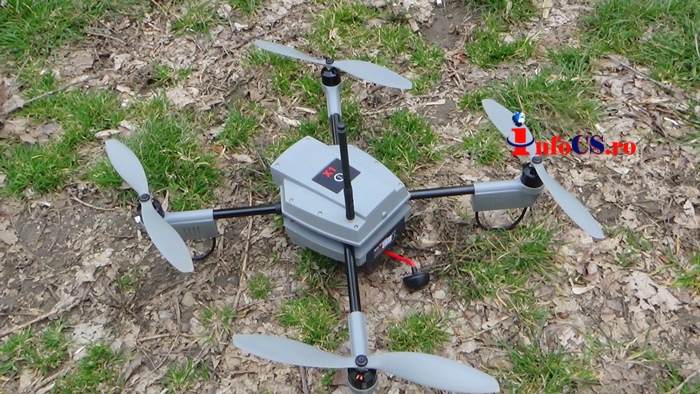 VIDEO Eforturi susținute pentru căutarea dronei de 30.000 de euro de la Caransebeș