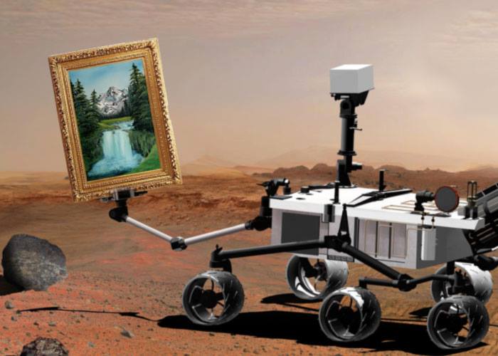 Fenomenal: Două tablouri ascunse de ministrul Vâlcov, pe Marte