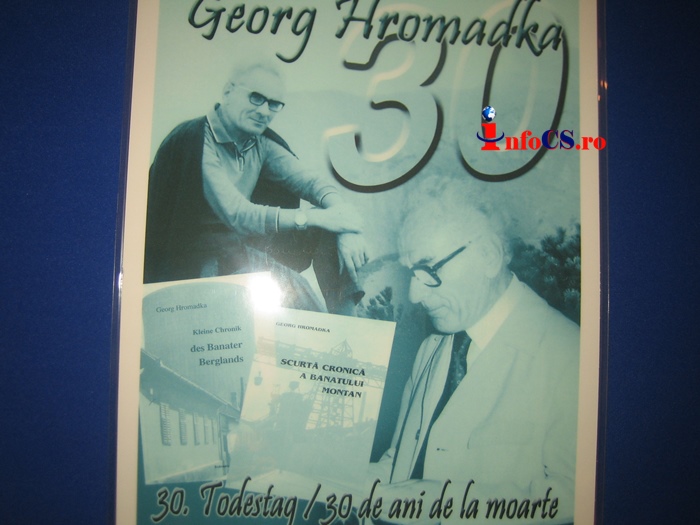 30 de ani de la moartea lui Georg Hromadka comemorați „Alexander Tietz” Reşiţa