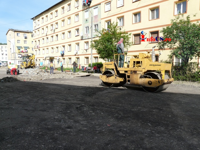 Primăria Reșița a finalizat lucrările de asfaltare – vezi unde