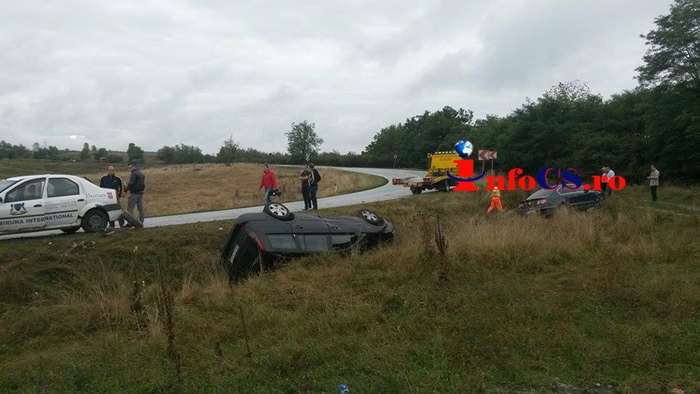 VIDEO Accidente în serie între Reșița și Caransebeș – cel puțin 5 mașini avariate