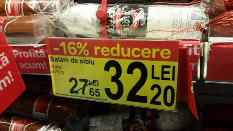 Comert Made in Romania – Ofertă super specială la un hipermarket