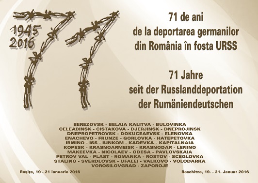 71 de ani de la începerea deportării germanilor din Banat în URSS