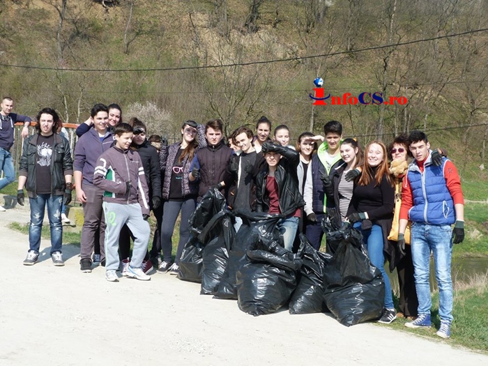 Campanie de curatenie la Bocsa – ,,Un oraş devine curat cu fiecare dintre noi”