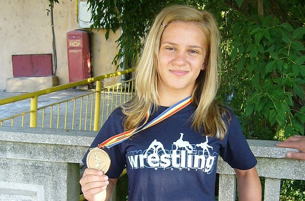 Alina Vuc, și-a asigurat medalia de argint