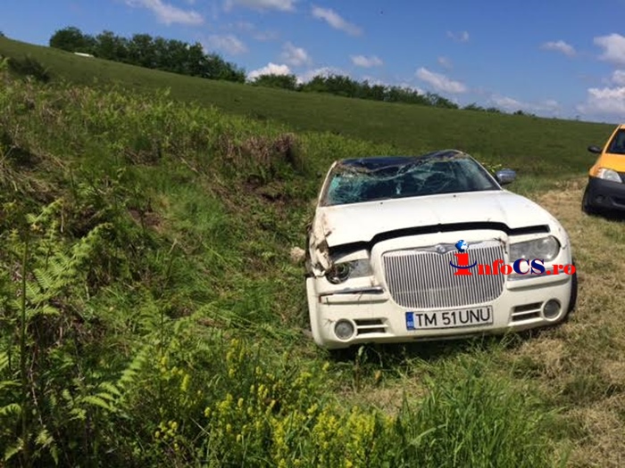 Accident la km 12 spre Soceni – Chiar nici o zi fara un accident pe DN58 Resita-Caransebes?