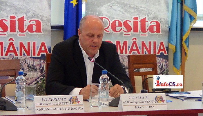 Primarul Resitei, Ioan Popa, convoaca consilierii locali la sedinta