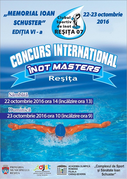 “Concursul Internațional de Înot Masters. Memorialul Ioan Schuster, ediția a-VI-a”