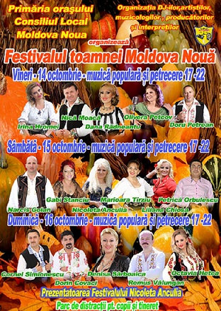„FESTIVALUL TOAMNEI” LA MOLDOVA NOUA – Primul festival de promovare a orasului