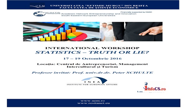 „Workshop pentru studenți  Statistics – truth or lie”