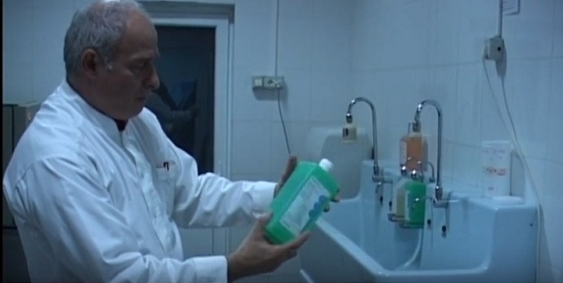 VIDEO Personalul medical din Spitalul Judetean in pericol din cauza noilor dezinfectanti