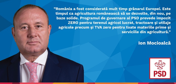 Ion Mocioalca – deputat PSD – Este timpul ca Romania sa redevina granarul Europei (PE)
