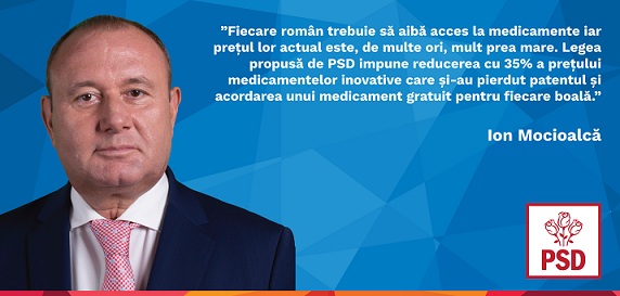 Ion Mocioalca PSD  – Fiecare om trebuie sa aiba acces la medicamente – pretul lor este prea mare  (PE)