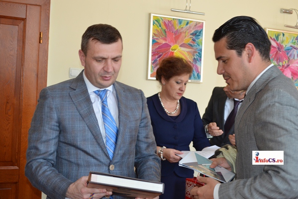 Vizita la Reșița a consulului onorific al Italiei la Timișoara