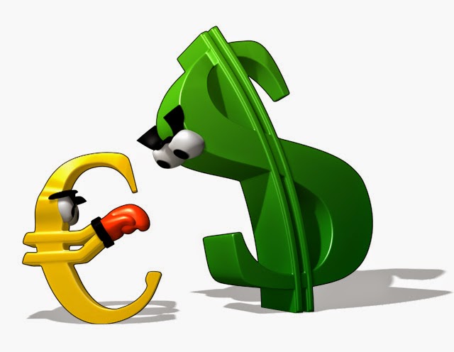 Leul se apreciază iar euro începe să gâfâie în fața dolarului