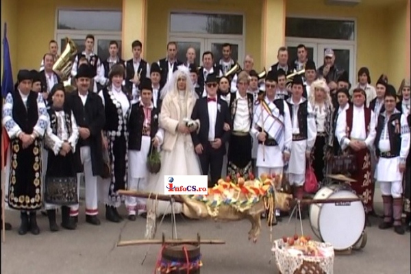 VIDEO Obicei unic in Banatul si in Romania – Nunta Cornilor de la Bania