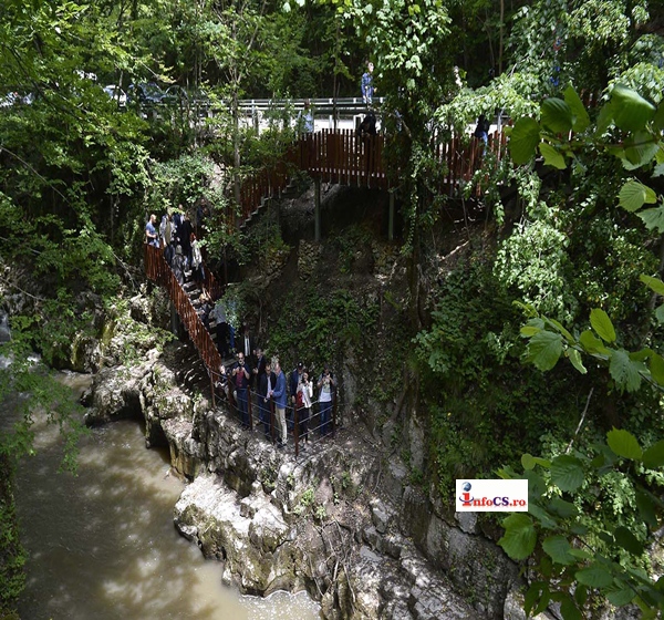 Cascada Bigar – mai atragatoare si mai accesibila – Lucrarile de amenajare au fost finalizate
