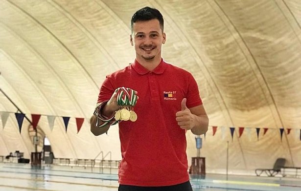 Resiteanul Bogdan Ibanisteanu a câștigat 9 medalii în Ungaria VIDEO