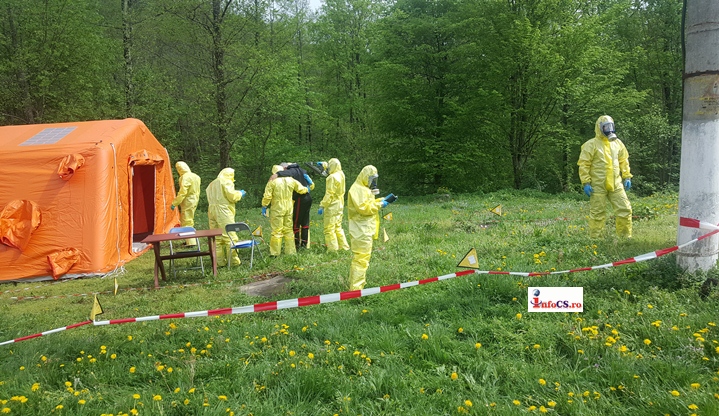 Explozie şi substanţe chimice suspecte într-o locaţie turistică de lângă Reşita  VIDEO EXCLUSIV