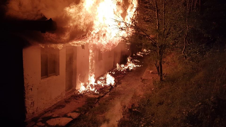 Incendiu devastator în Ciudanovița
