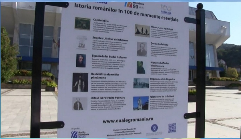 „Eu aleg România. Istoria românilor în 100 de momente esenţiale” prezentate de Radio Resita VIDEO