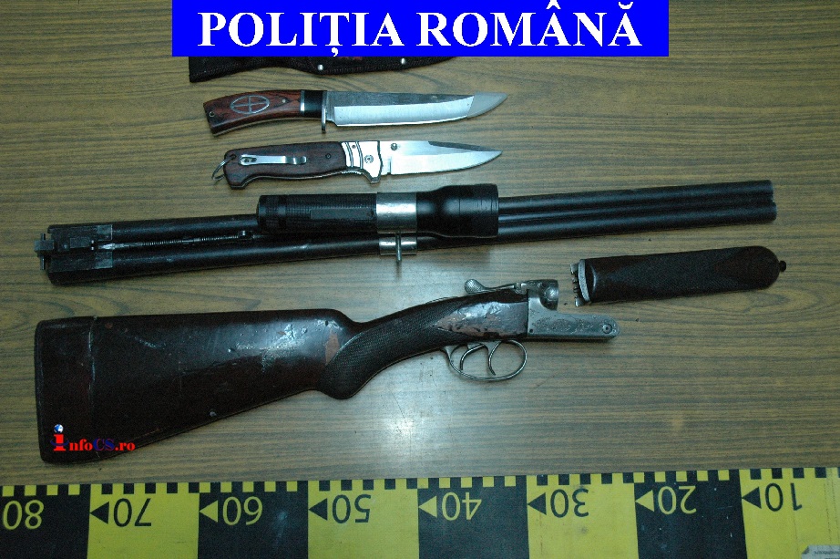 Braconaj – 4 arme confiscate, 3 persoane sub control judiciar