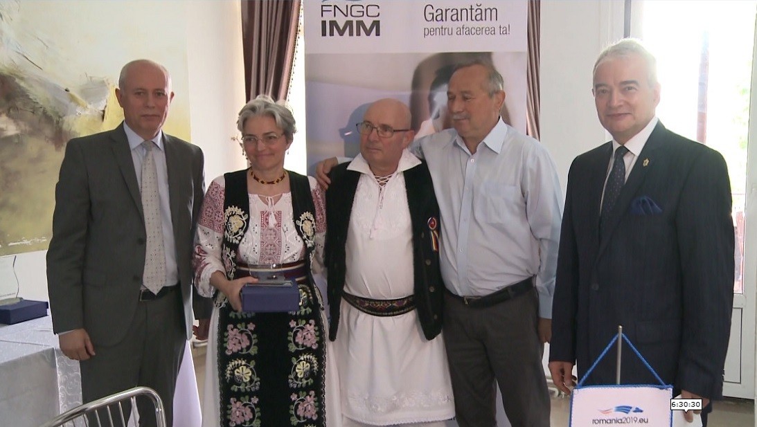 Reprezentanții Fondului Național de Garantare a Creditelor pentru IMM in Caras Severin VIDEO