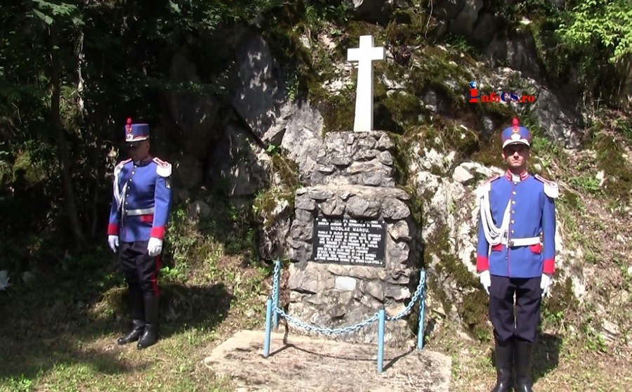 Jandarmii resiteni si-au comemorat colegul ucis acum un secol VIDEO