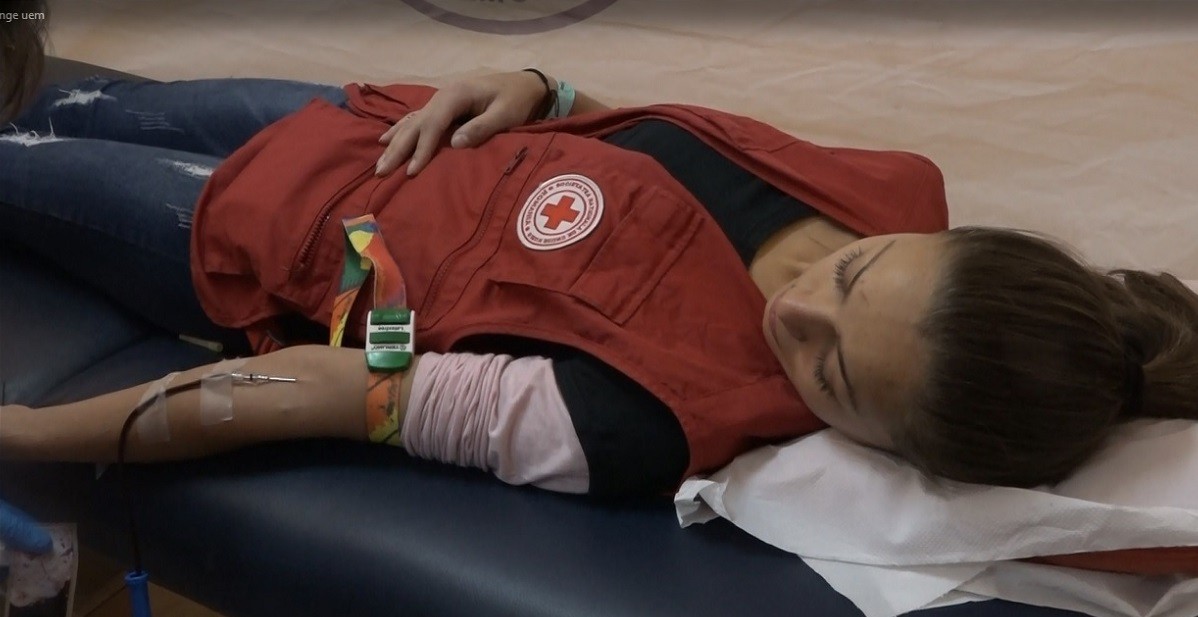Donare de sange la Unviersitatea resiteana pentru cei aflati in suferinta  VIDEO