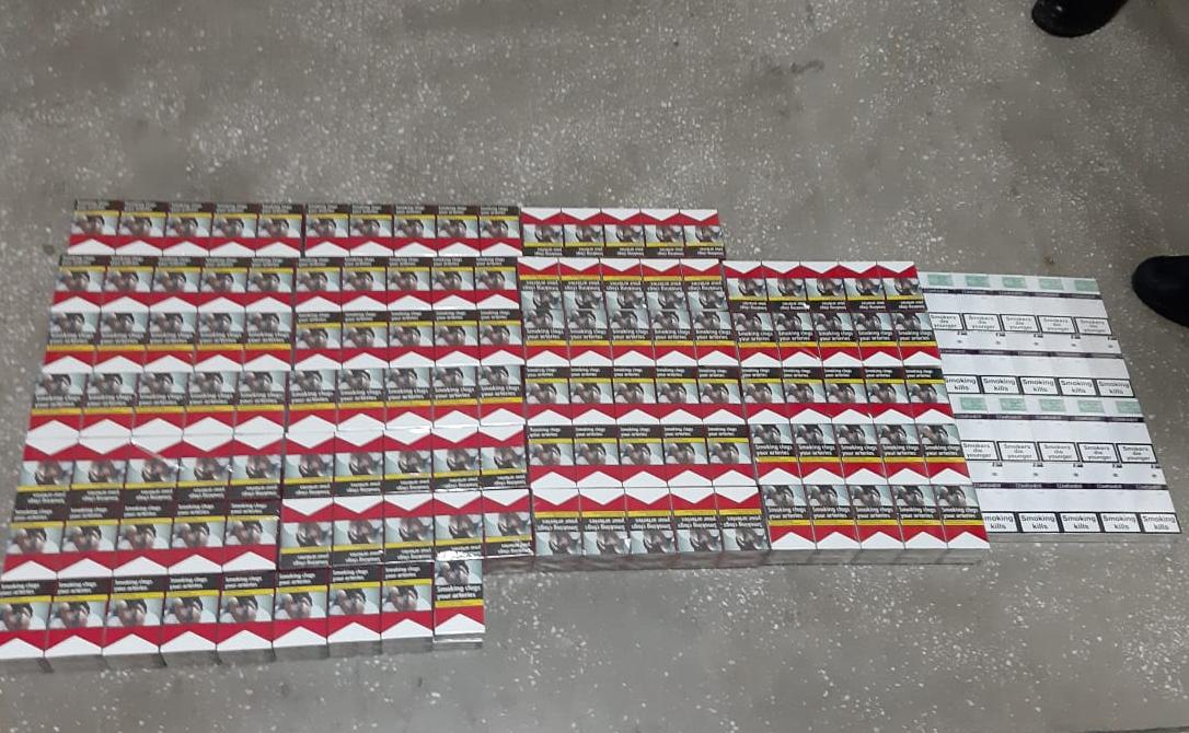 5760 de țigarete de contrabandă au fost confiscate de jandarmi