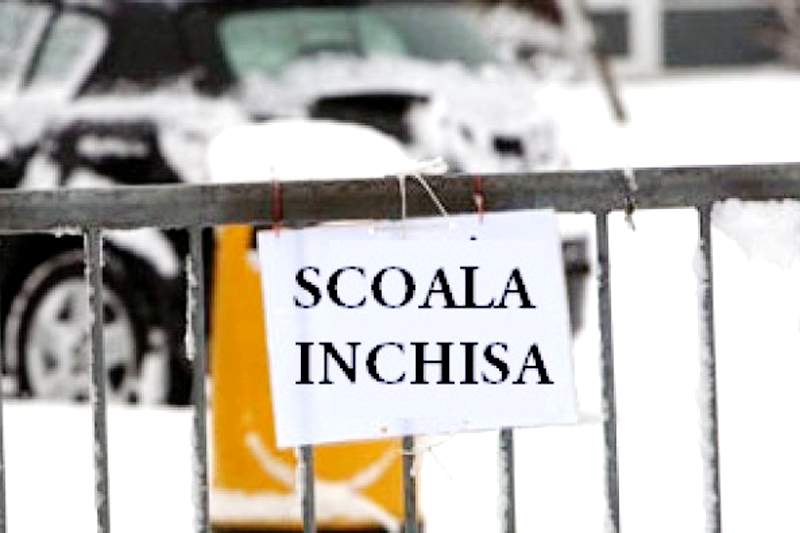 Şcolile, grădiniţele şi liceele din România se închid între 11 şi 22 martie