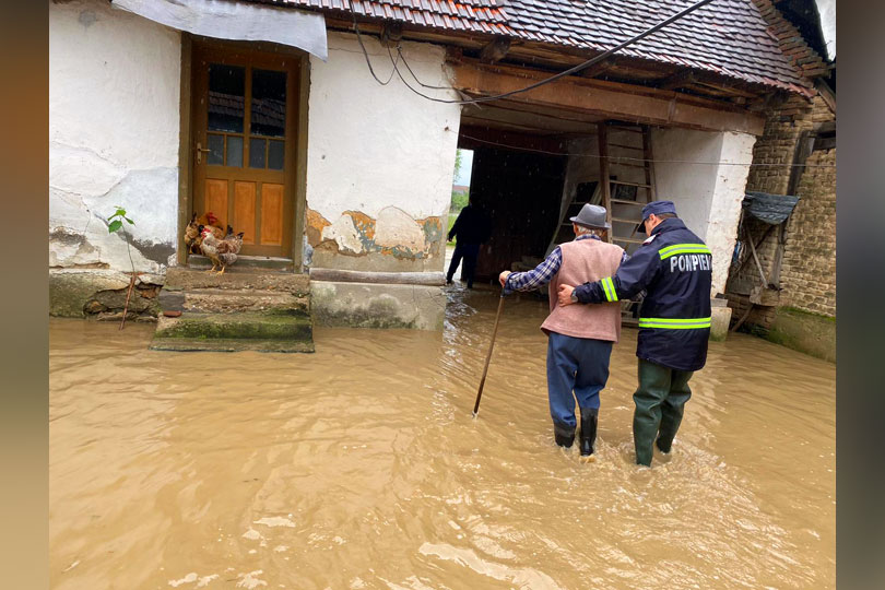 Inundatii in Caras Severin VIDEO