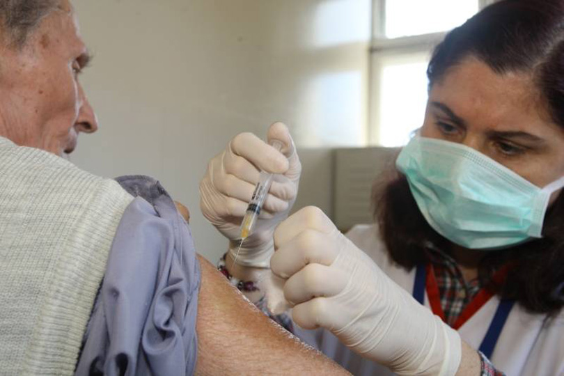 Peste 10.500 de cărășeni vaccinați antigripal și 120 de boli respiratorii VIDEO