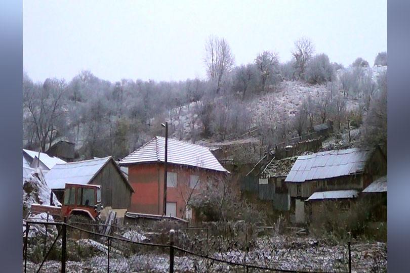 Peste satul Padina Matei din Caraș Severin, s-a abătut ,,alba” VIDEO