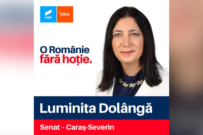 Luminița Dolângă, candidat la Senatul României: Alianța USR PLUS e partidul cetățenilor, pentru cetățeni, menit să construiască un viitor onest și solid (PE)