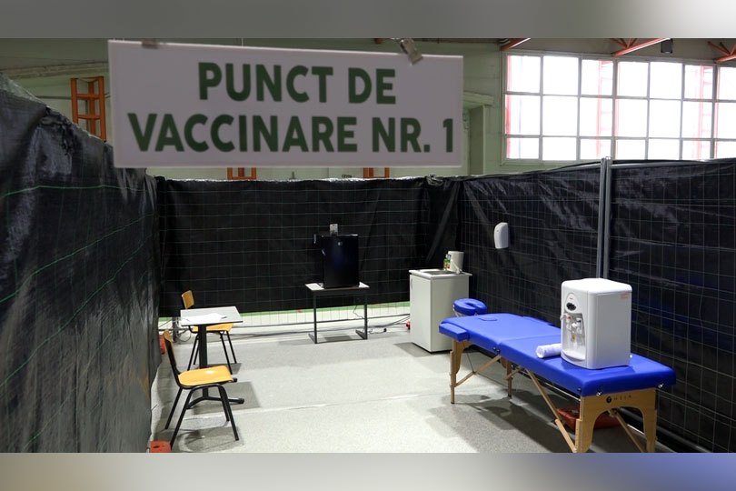 Pe platforma de programare guvernamentală, centrul de vaccinare de la Reșița este inactiv VIDEO