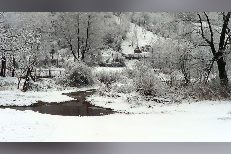 A nins ca în povești peste Lăpușnicu Mare și Valea Almăjului VIDEO